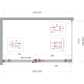 Душевой уголок BELBAGNO SOFT_CLOSE-2-AH-1-130/80-C-GM